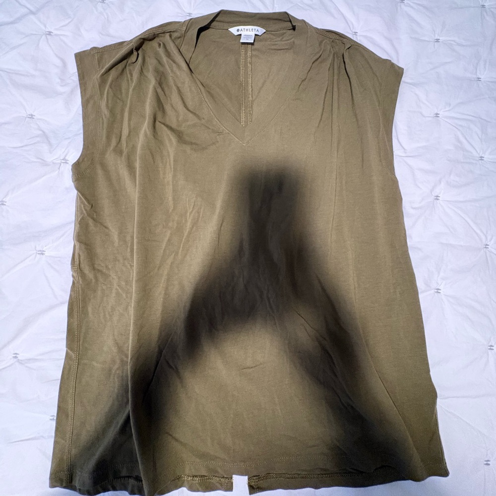 ATHLETA Olive Green Top